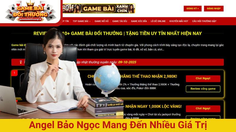 Angel Bảo Ngọc - CEO hàng đầu của Game bài đổi thưởng