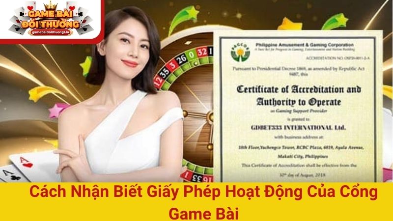 Cách nhận biết giấy phép hoạt động của cổng game bài 2026/26
