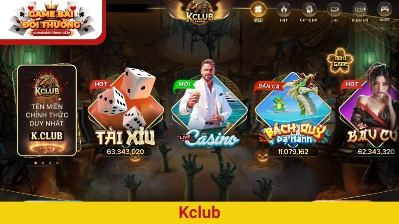 Kclub – Cổng game đỉnh, chơi mượt, thưởng siêu khủng