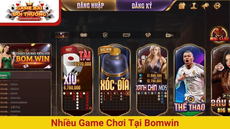 Bomwin – Chơi Vui, Thưởng Nóng, Dân Chơi Không Thể Bỏ Qua