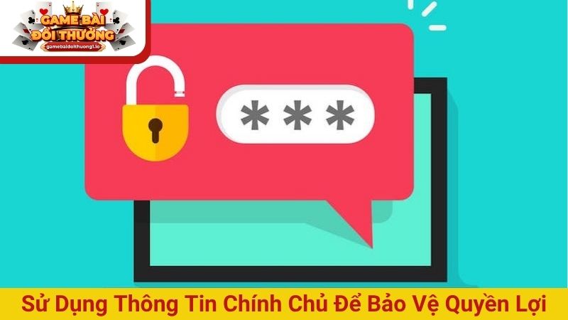 Tìm hiểu có nên dùng thông tin chính chủ khi cá cược?