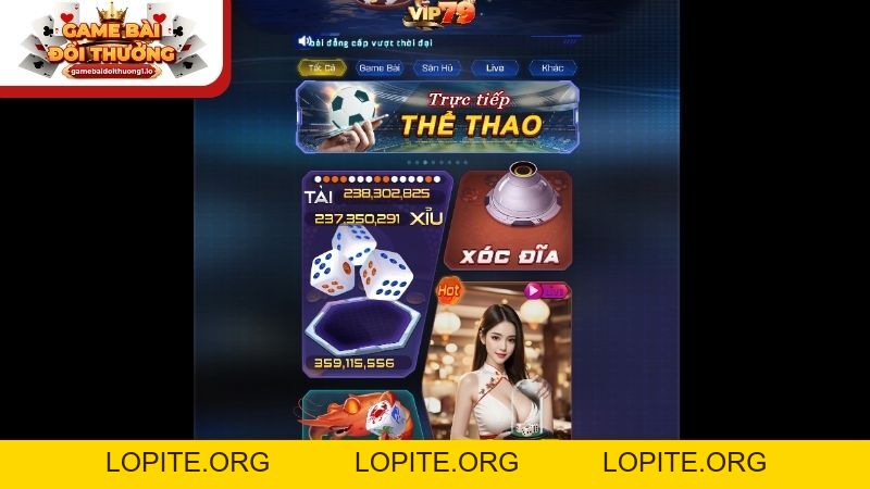 Vip79 - Cổng game đổi thưởng chất lừ, thưởng cao ngất