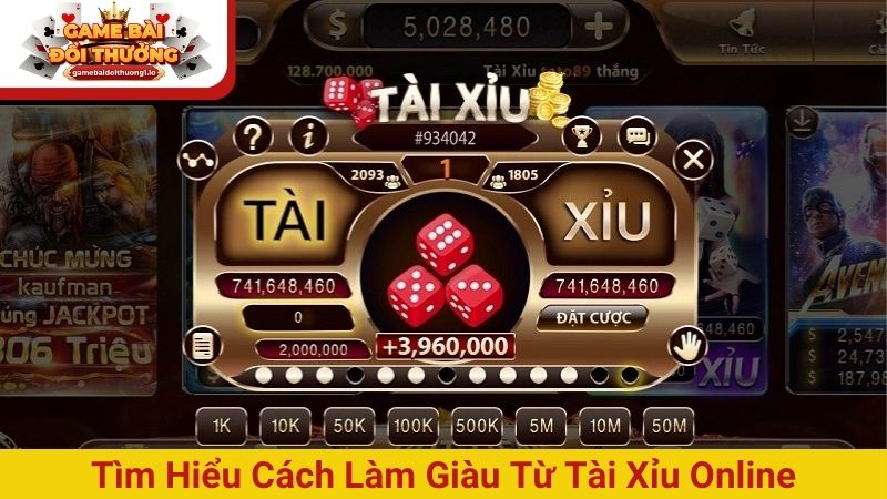 Làm giàu từ Tài xỉu online không hề khó với mẹo cực hay