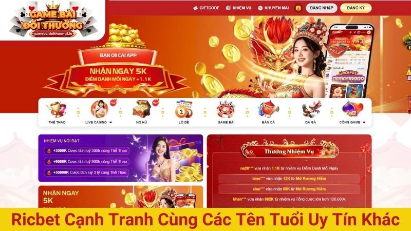 Ricbet - Review nhà cái uy tín, đẳng cấp nhất 2026